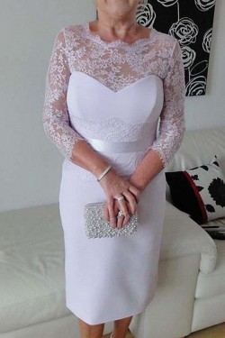 Short Lace Mother of The Bride Dresses 602069