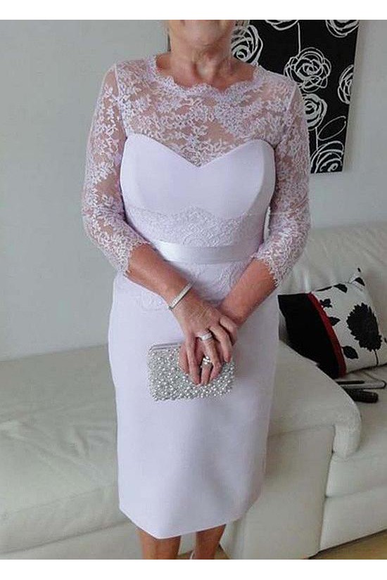 Short Lace Mother of The Bride Dresses 602069
