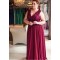 A-Line Lace V-Neck Mother of The Bride Dresses 602090