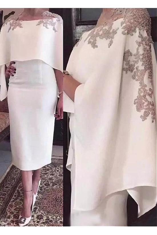 Elegant White Mother of The Bride Dresses 602094