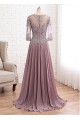 A-Line Lace Chiffon Mother of The Bride Dresses 602095