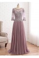 A-Line Lace Chiffon Mother of The Bride Dresses 602095