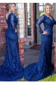 Mermaid Long Sleeves Lace V-Neck Mother of The Bride Dresses 602103 Mermaid Long Sleeves Lace V-Neck Mother of The Bride Dresses 602103