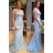 Elegant Mermaid Long Lace Mother of The Bride Dresses 602115