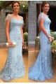 Elegant Mermaid Long Lace Mother of The Bride Dresses 602115