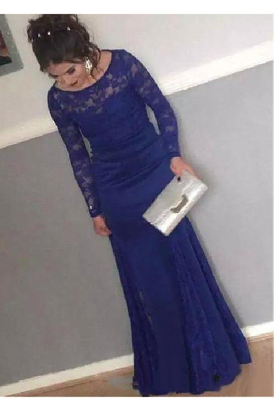 Mermaid Lace Long Sleeves Mother of The Bride Dresses 602130 Mermaid Lace Long Sleeves Mother of The Bride Dresses 602130