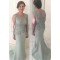 Mermaid Long Sleeves Mother of The Bride Dresses with Beaded and Lace Appliques 602131