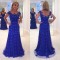 Elegant Long Mother of The Bride Dresses with Beads and Lace Appliques 602138