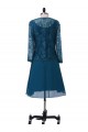 Short Long Sleeves Lace Chiffon Mother of The Bride Dresses 602147