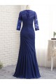 Mermaid 3/4 Length Sleeves Lace Mother of The Bride Dresses 602148