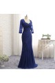 Mermaid 3/4 Length Sleeves Lace Mother of The Bride Dresses 602148