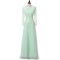 A-Line Long Sleeves Lace Chiffon Mother of The Bride Dresses 602156