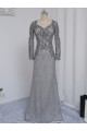 Long Sleeves Beaded Lace Mother of The Bride Dresses 602158