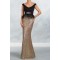 Elegant Long Black Gold Sequins Mother of the Bride Dresses 602168