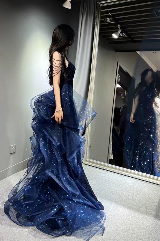Gorgeous Sequins Long Prom Dresses Formal Evening Party Dresses XP101006