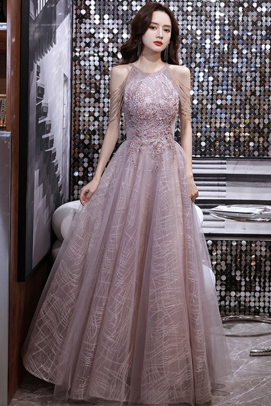 A-Line Sparkle Tulle Beaded Long Prom Dresses Formal Evening Party Dresses XP101041 A-Line Sparkle Tulle Beaded Long Prom Dresses Formal Evening Party Dresses XP101041