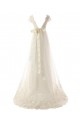 Sexy A-line V-neck Lace Sweep Train Wedding Dresses WD010003 Sexy A-line V-neck Lace Sweep Train Wedding Dresses WD010003