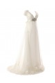 Sexy A-line V-neck Lace Sweep Train Wedding Dresses WD010003 Sexy A-line V-neck Lace Sweep Train Wedding Dresses WD010003