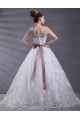 Ball Gown Scoop Floor Length Wedding Dresses WD010004