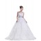 Ball Gown Scoop Floor Length Wedding Dresses WD010004