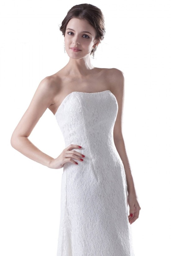 A-line High Low Short Lace Wedding Dresses WD010015 A-line High Low Short Lace Wedding Dresses WD010015