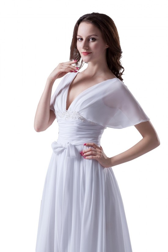 Sheath/Column Off-the-Shoulder Chapel Train Chiffon Wedding Dresses WD010019 Sheath/Column Off-the-Shoulder Chapel Train Chiffon Wedding Dresses WD010019