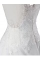 A-line Chapel Train Lace Wedding Dresses WD010028