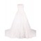 A-line Strapless Chapel Train Lace Wedding Dresses WD010032