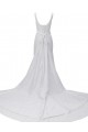 Sheath/Column Straps Chapel Train Lace Wedding Dresses WD010034 Sheath/Column Straps Chapel Train Lace Wedding Dresses WD010034