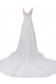 A-line Chapel Train Lace Bateau Wedding Dresses WD010035 A-line Chapel Train Lace Bateau Wedding Dresses WD010035