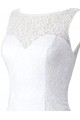A-line Chapel Train Lace Bateau Wedding Dresses WD010035 A-line Chapel Train Lace Bateau Wedding Dresses WD010035