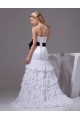 Trumpet/Mermaid Sweetheart Court Train Wedding Dresses WD010036