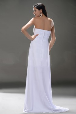 Empire Sweetheart Floor Length Beaded Wedding Dresses Maternity Wedding Dresses WD010041