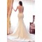Trumpet/Mermaid Sweetheart Court Train Lace Wedding Dresses WD010043