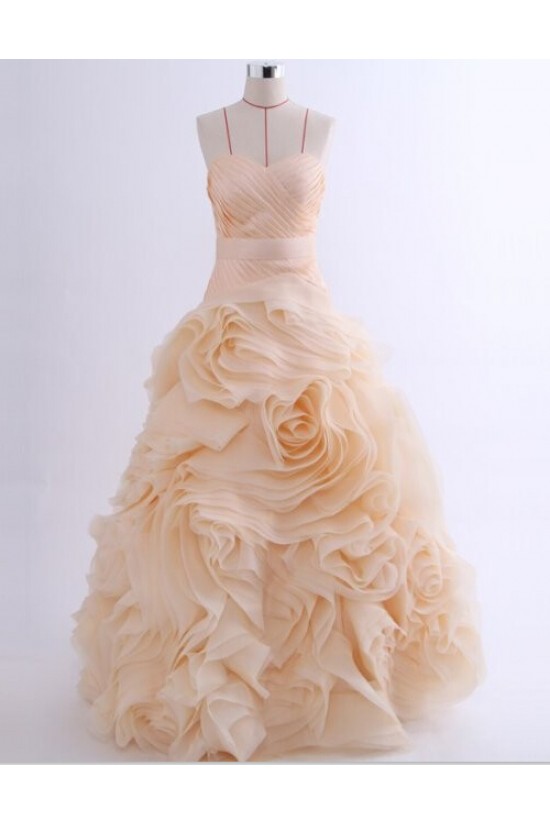 Ball Gown Sweetheart Floor Length Bridal Wedding Dresses WD010047