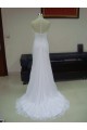 Sheath/Column Court Train Bridal Wedding Dresses WD010052