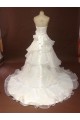 A-line Sweetheart Chapel Train Bridal Wedding Dresses WD010054