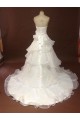 A-line Sweetheart Chapel Train Bridal Wedding Dresses WD010054