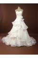 A-line Sweetheart Chapel Train Bridal Wedding Dresses WD010054