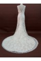 Trumpet/Mermaid V-neck Lace Bridal Wedding Dresses WD010056