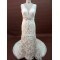 Trumpet/Mermaid V-neck Lace Bridal Wedding Dresses WD010056