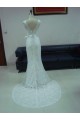 Trumpet/Mermaid V-neck Lace Bridal Wedding Dresses WD010057