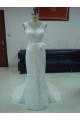 Trumpet/Mermaid V-neck Lace Bridal Wedding Dresses WD010057