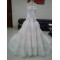 A-line Strapless Chapel Train Bridal Wedding Dresses WD010060