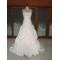 Ball Gown Strapless Chapel Train Bridal Wedding Dresses WD010062