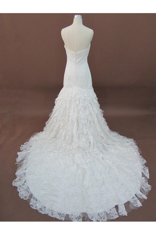 Trumpet/Mermaid Sweetheart Lace Bridal Wedding Dresses WD010064 Trumpet/Mermaid Sweetheart Lace Bridal Wedding Dresses WD010064