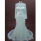 Trumpet/Mermaid Long Sleeves Chapel Train Lace Bridal Wedding Dresses WD010072