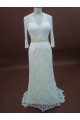 Trumpet/Mermaid 3/4 Sleeves Court Train Lace Bridal Wedding Dresses WD010073 Trumpet/Mermaid 3/4 Sleeves Court Train Lace Bridal Wedding Dresses WD010073