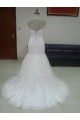 Trumpet/Mermaid Sweetheart Court Train Lace Bridal Wedding Dresses WD010075