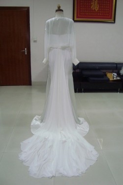 Sheath/Column Bridal Wedding Dresses WD010076